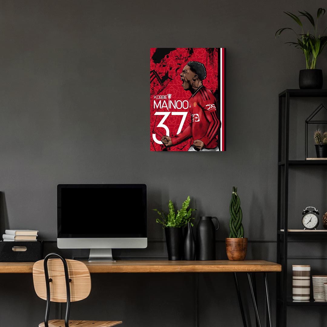 Kobbie Mainoo Manchester United Poster