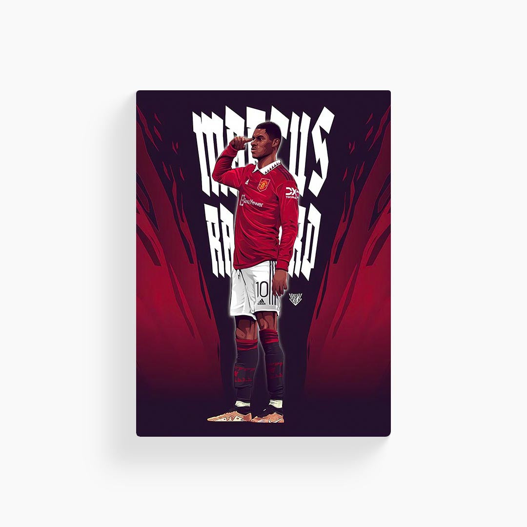 Marcus Rashford Manchester United Metal Poster