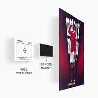 Marcus Rashford Manchester United Metal Poster