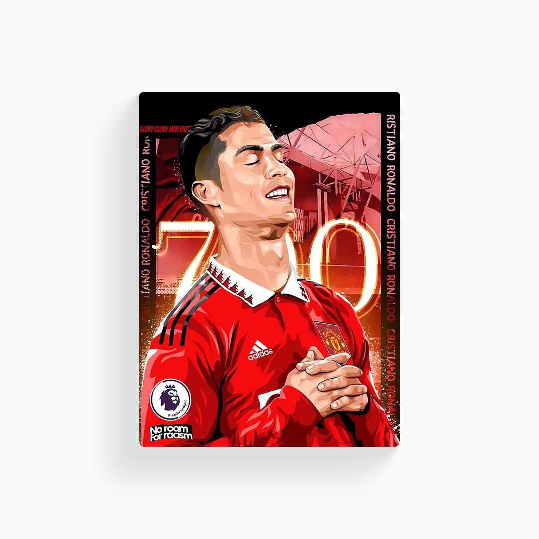 Cristiano Ronaldo Manchester United Poster