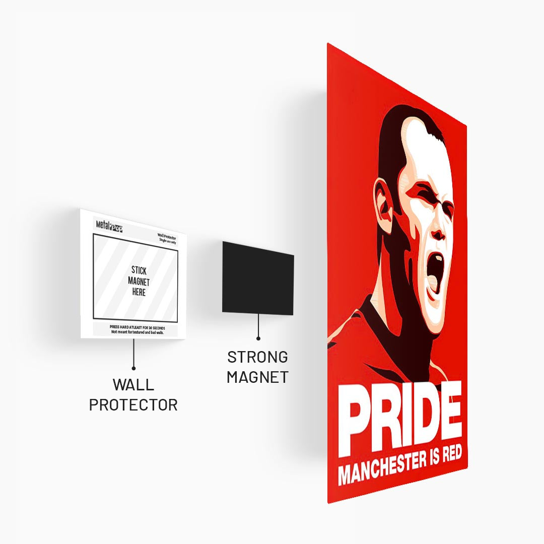 Wayne Rooney Manchester United Poster