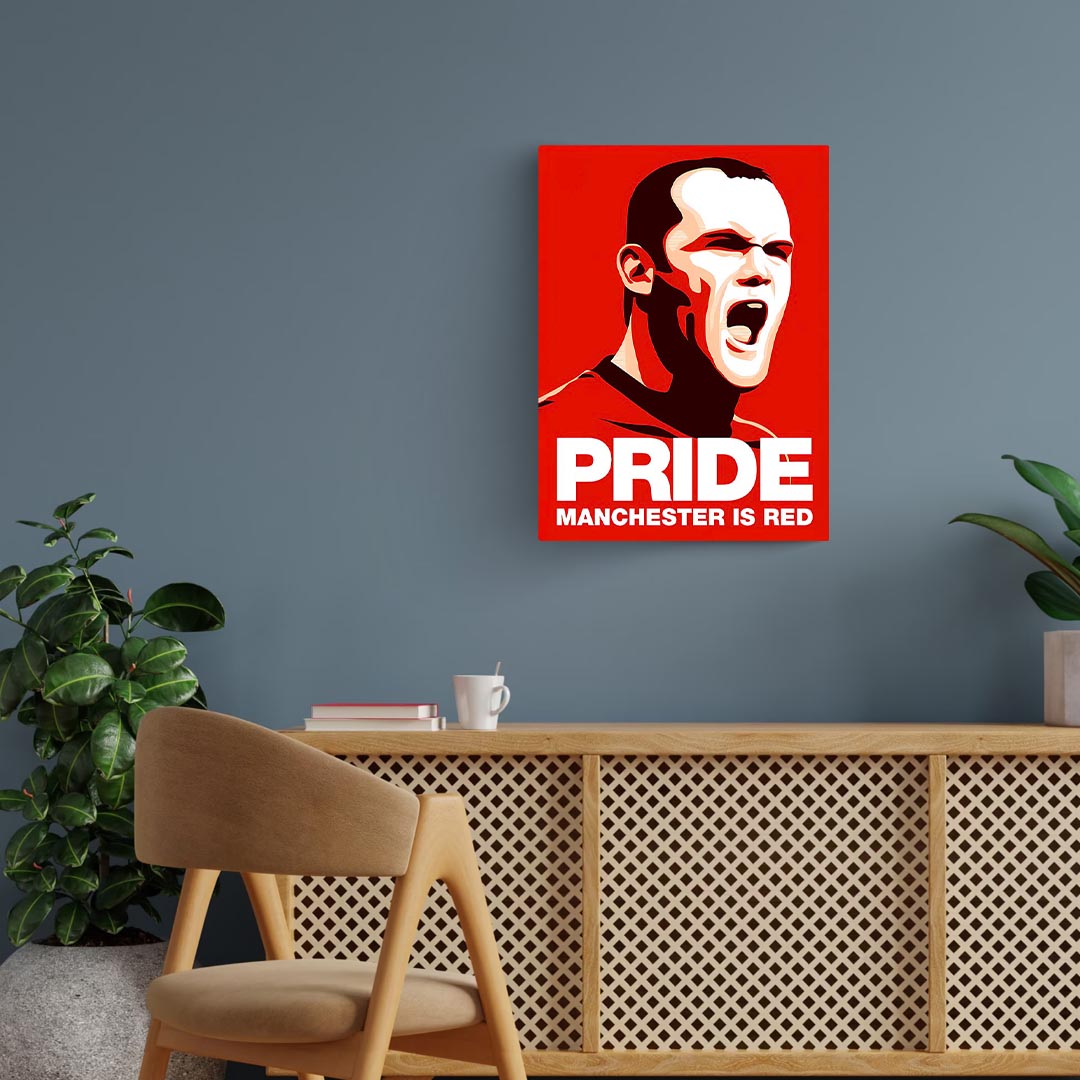 Wayne Rooney Manchester United Poster
