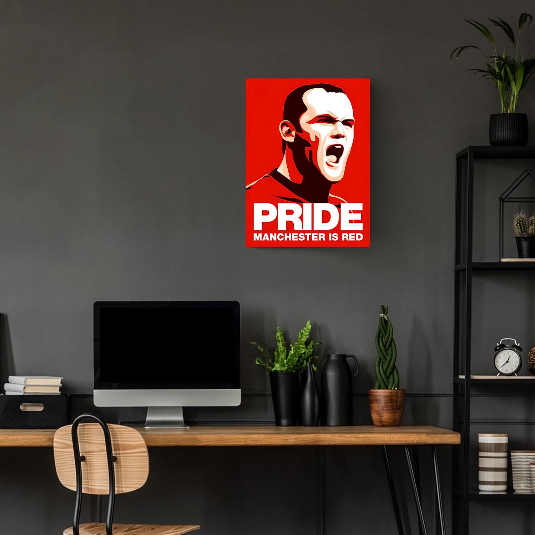 Wayne Rooney Manchester United Poster