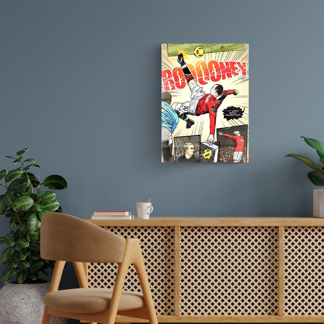 Wayne Rooney Manchester United Poster