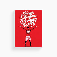 Wayne Rooney Manchester United Poster