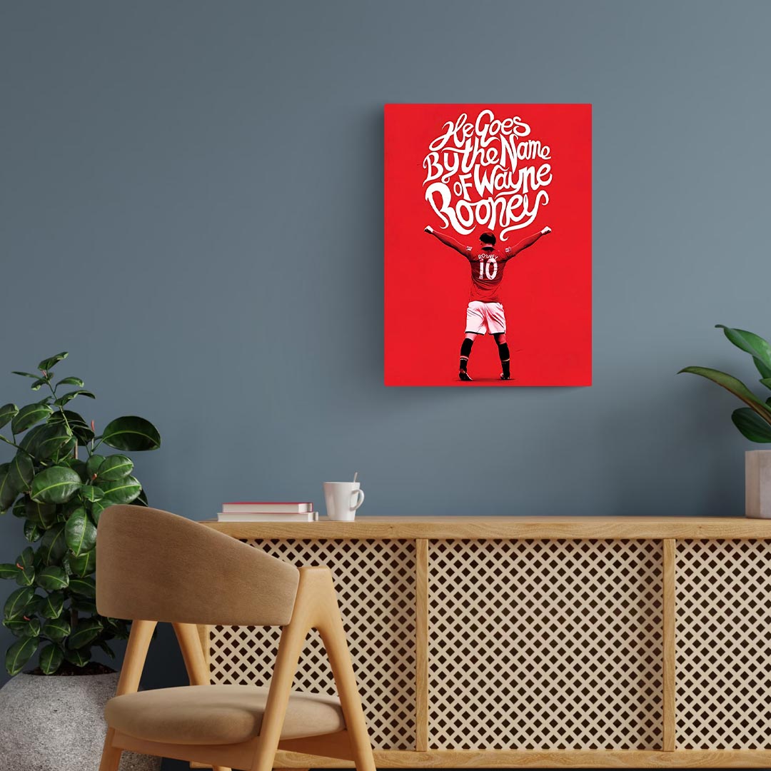 Wayne Rooney Manchester United Poster