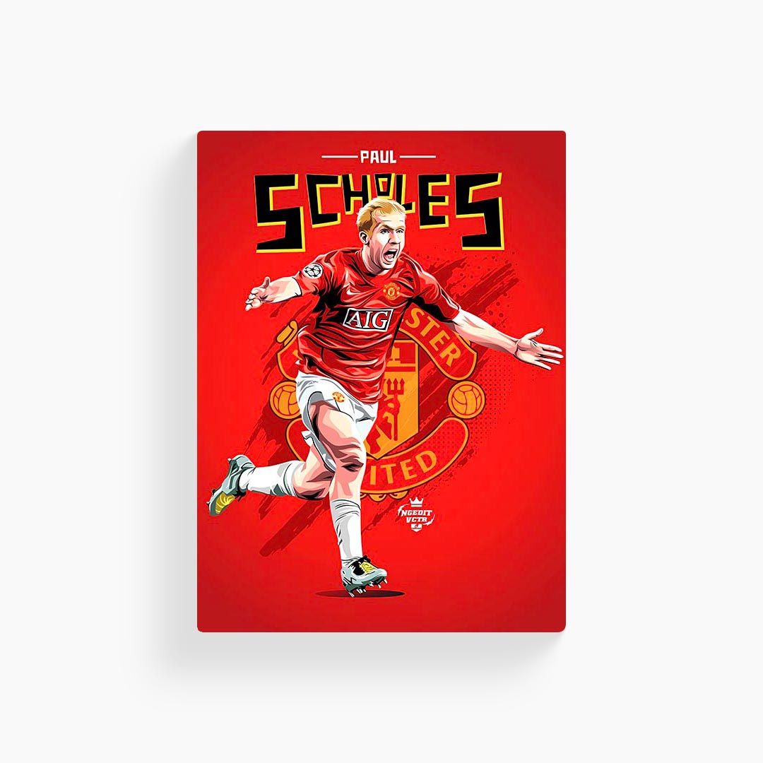 Paul Scholes England Poster