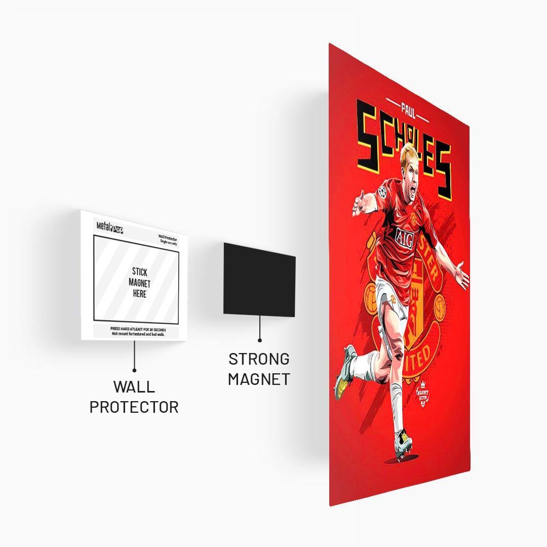 Paul Scholes England Poster