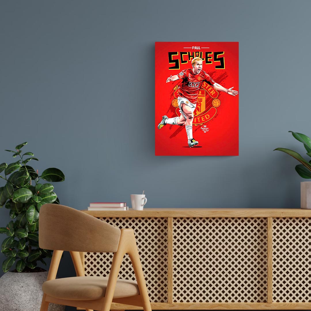 Paul Scholes England Poster