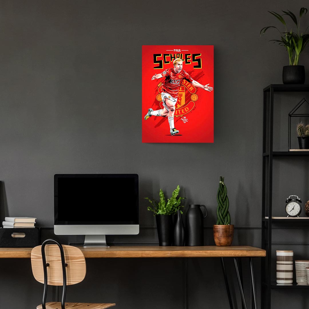 Paul Scholes England Poster