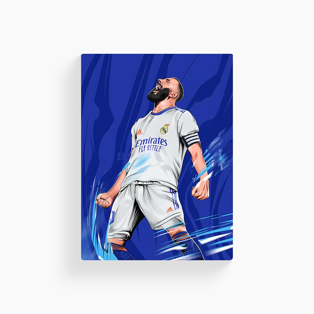 Benzema Real Madrid Poster