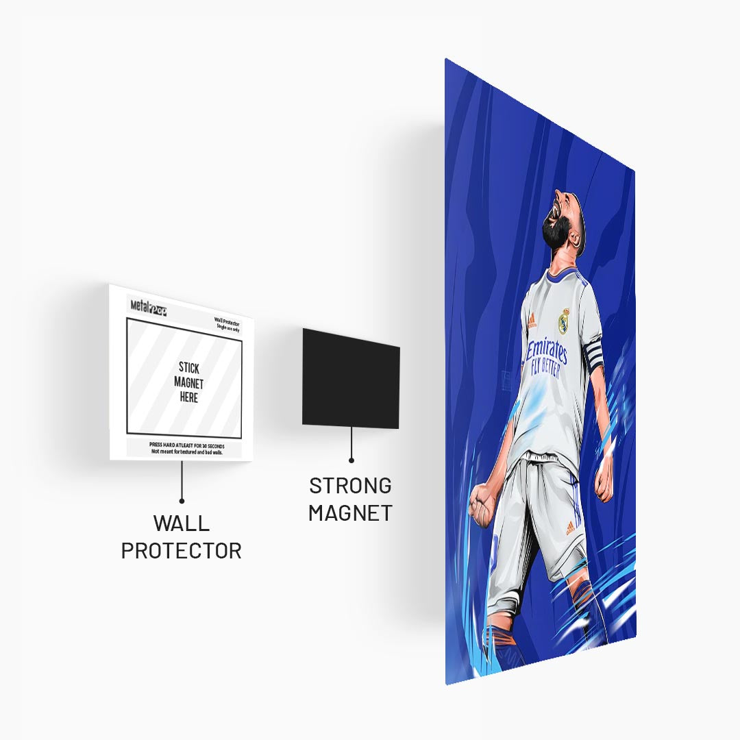 Benzema Real Madrid Poster
