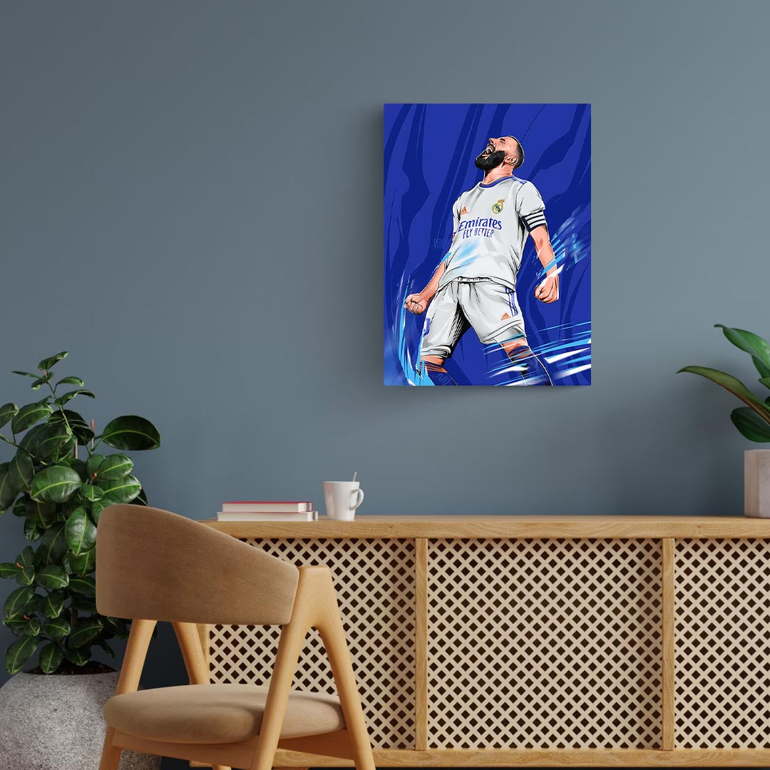 Benzema Real Madrid Poster