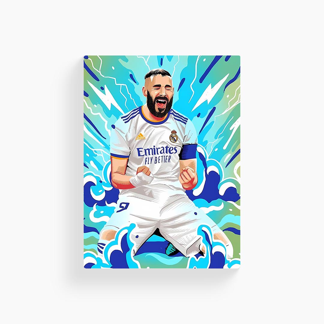 Benzema Real Madrid Poster