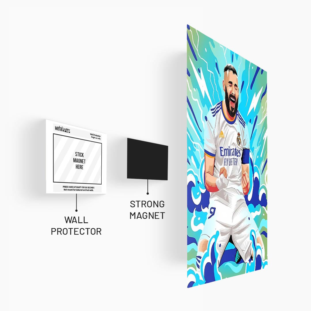 Benzema Real Madrid Poster