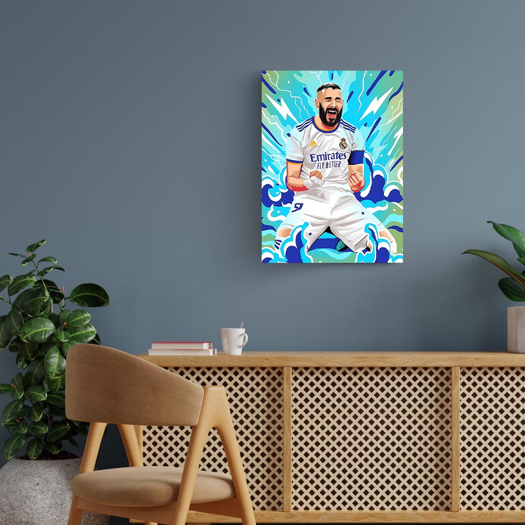 Benzema Real Madrid Poster