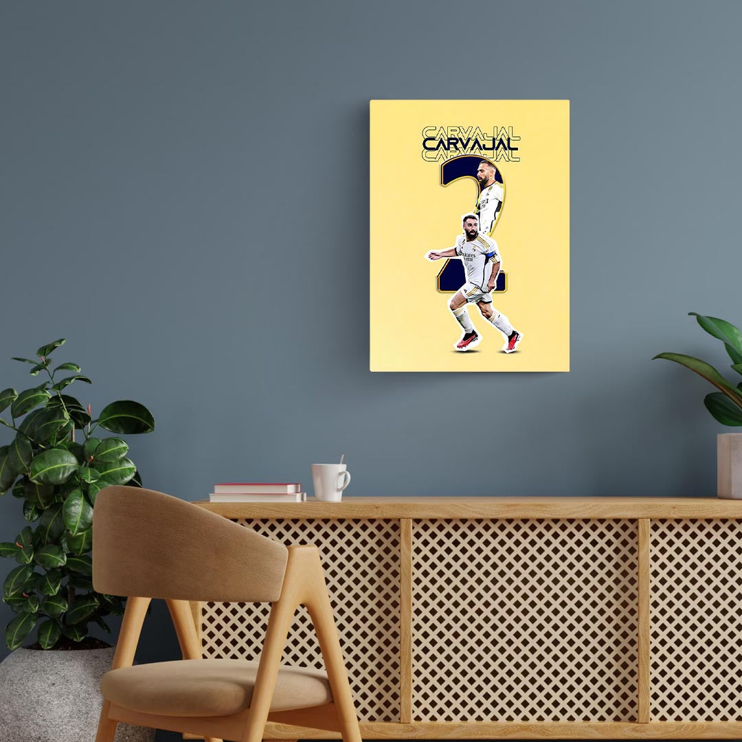 Carvajal Real Madrid Poster