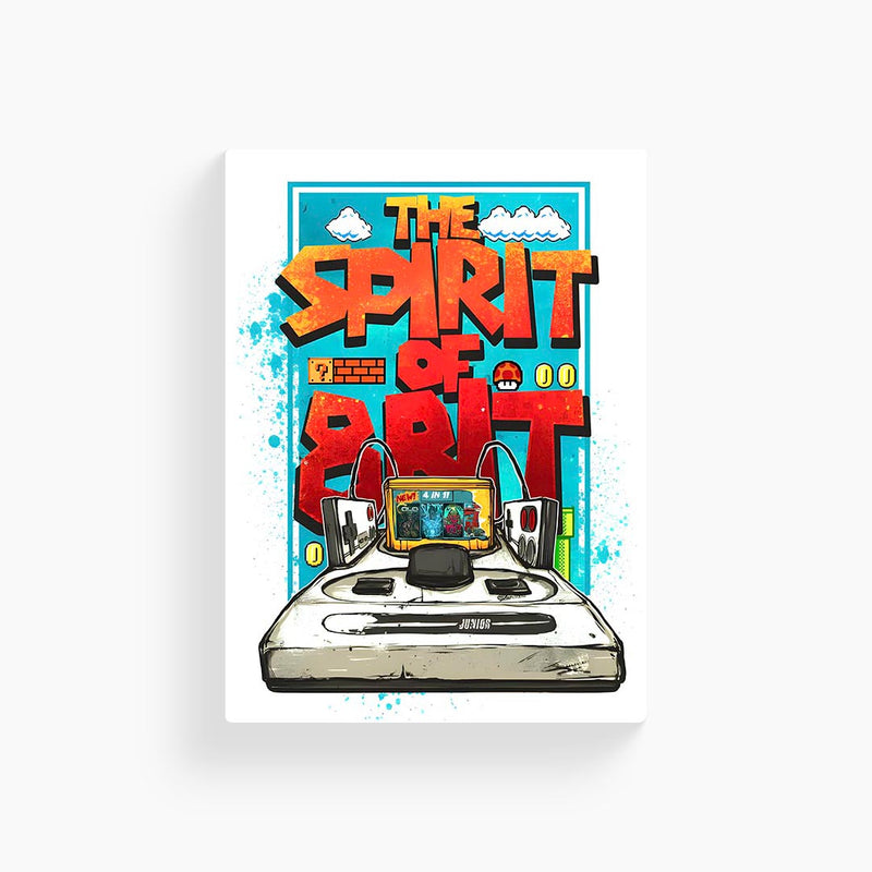 The Spirit of 8bit Gaming Poster