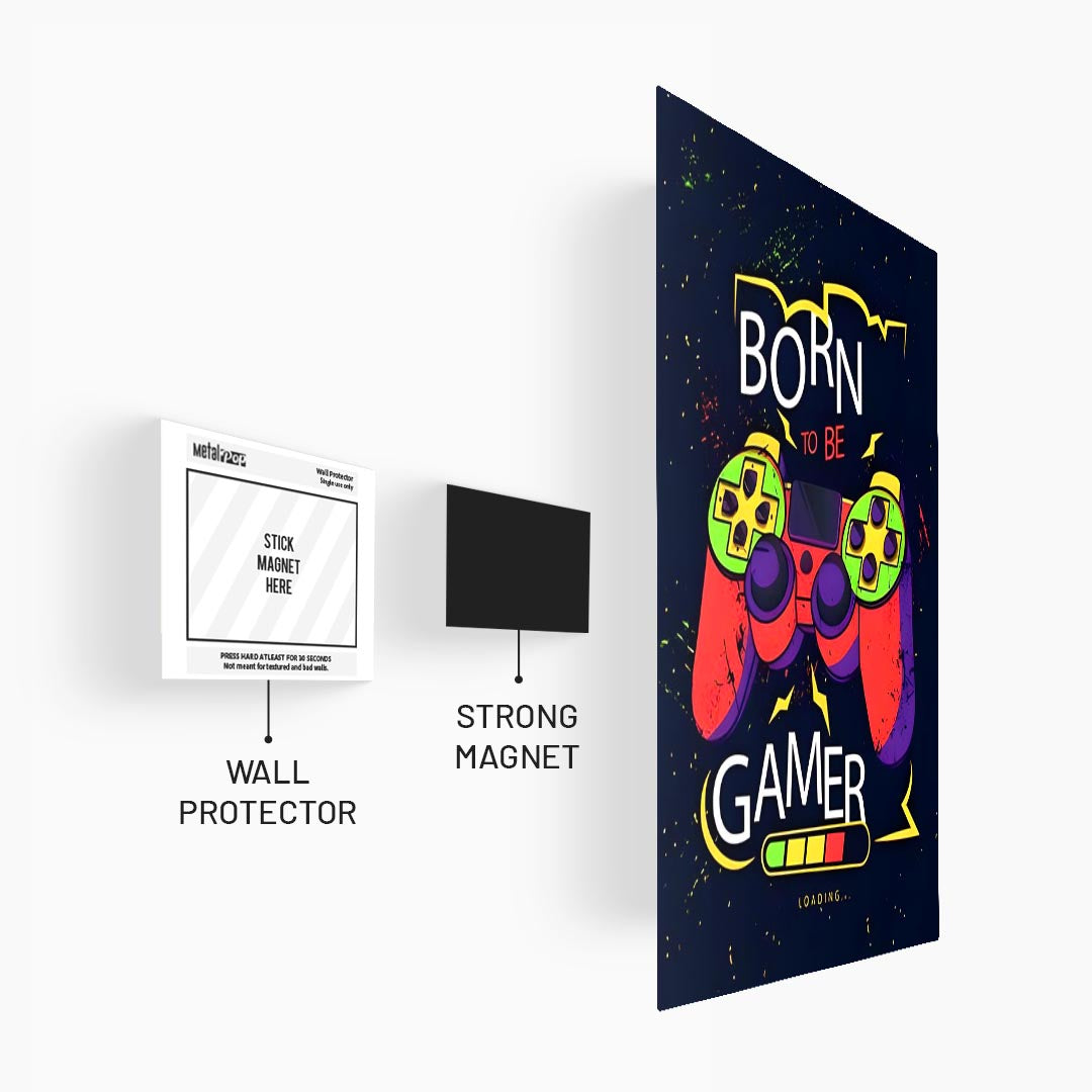 Born to be a Gamer Aesthetic Poster