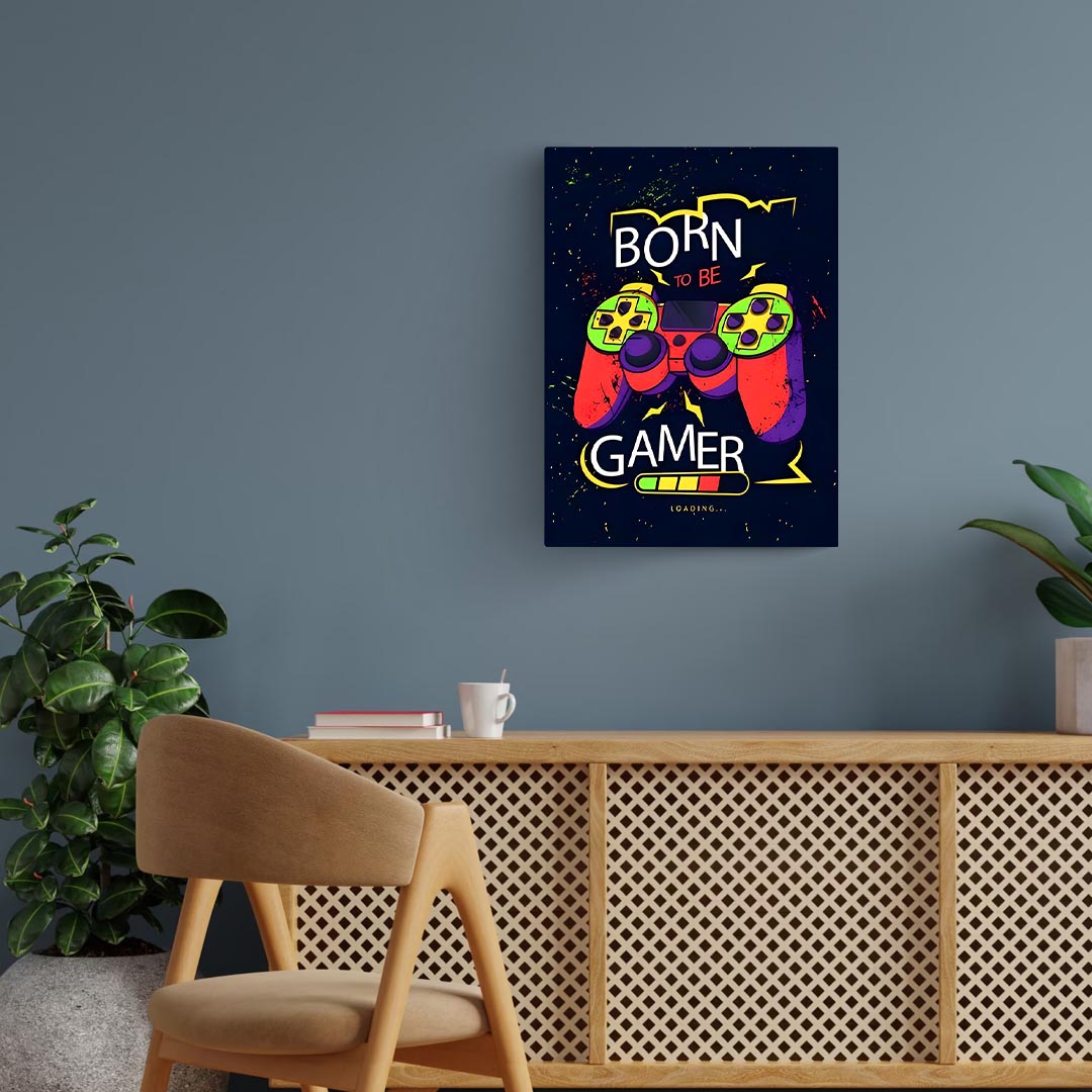 Born to be a Gamer Aesthetic Poster