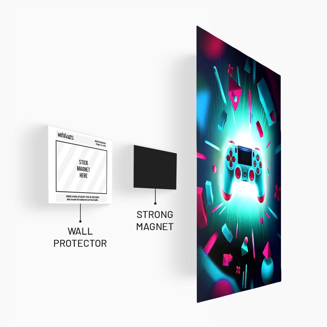 Gaming Controller Aesthetic Poster