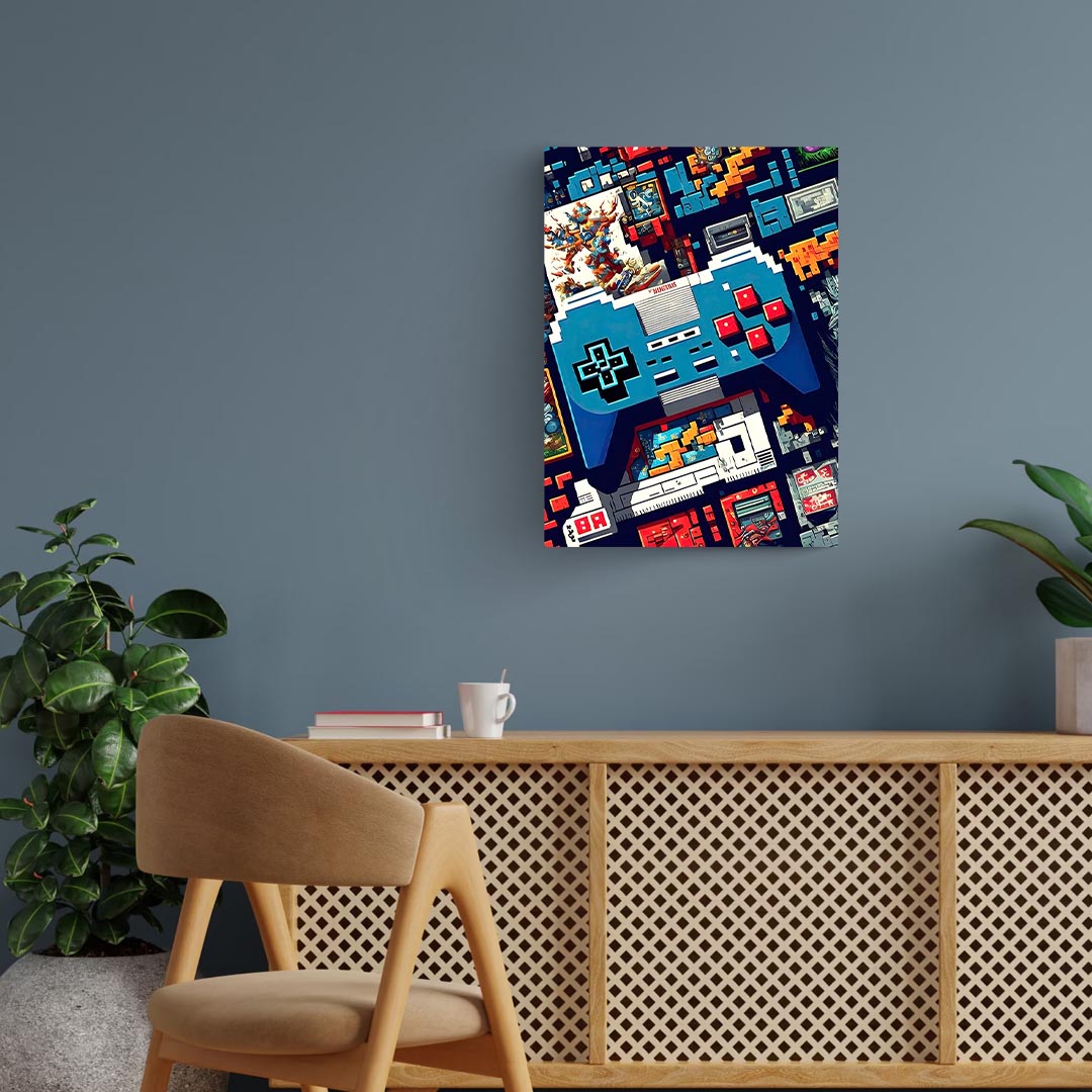 Gaming Controller Aesthetic Poster