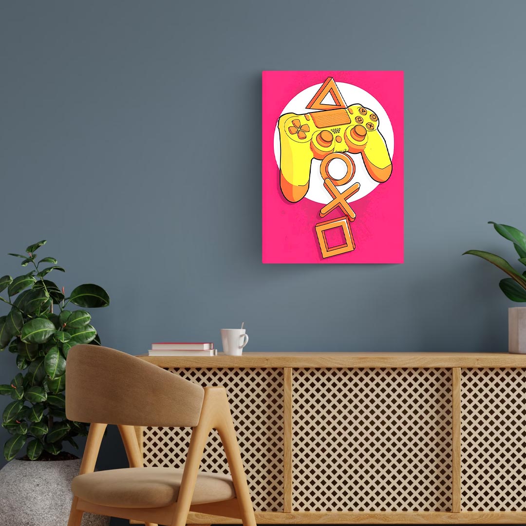 Gaming Controller Aesthetic Poster