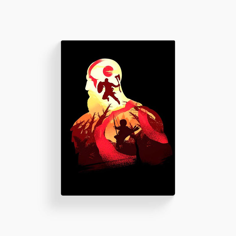 Kratos God of War Poster