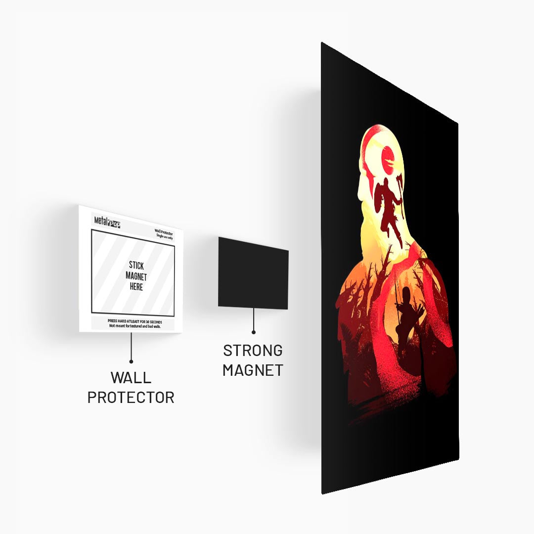 Kratos God of War Poster