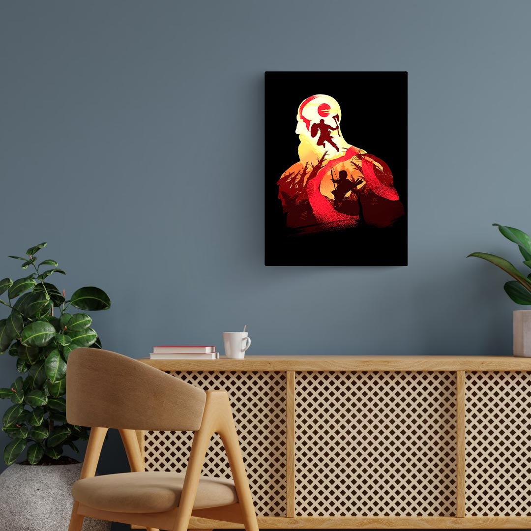 Kratos God of War Poster