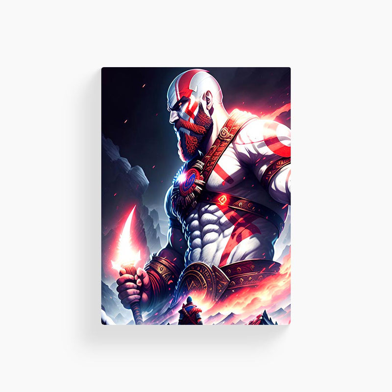 Kratos God of War Poster