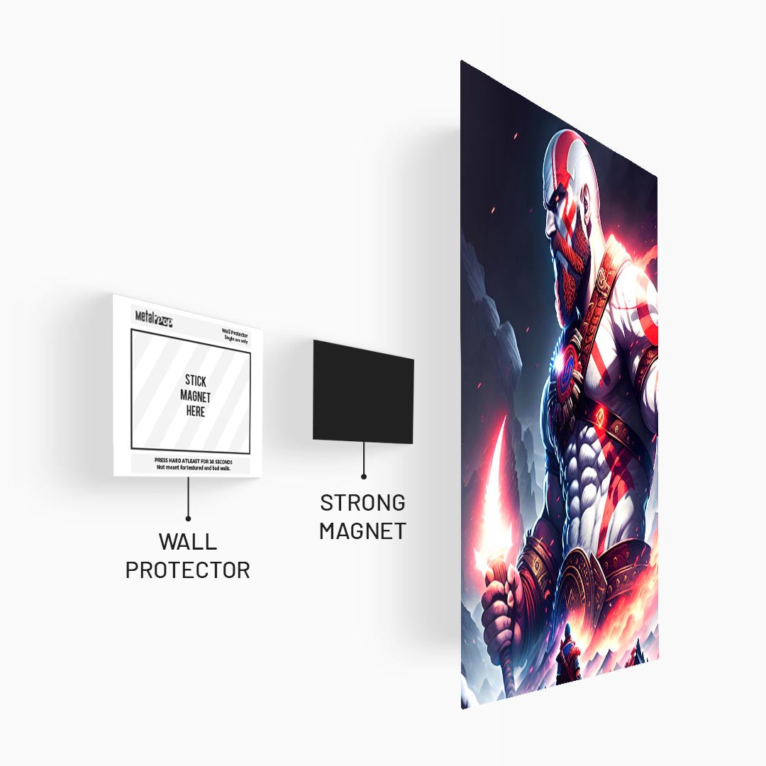 Kratos God of War Poster