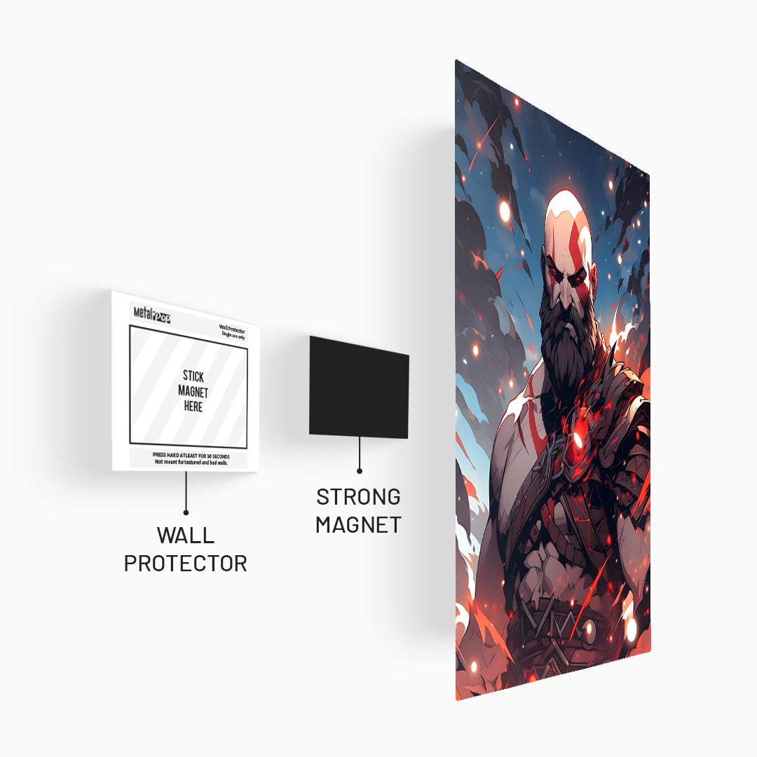 Kratos God of War Poster