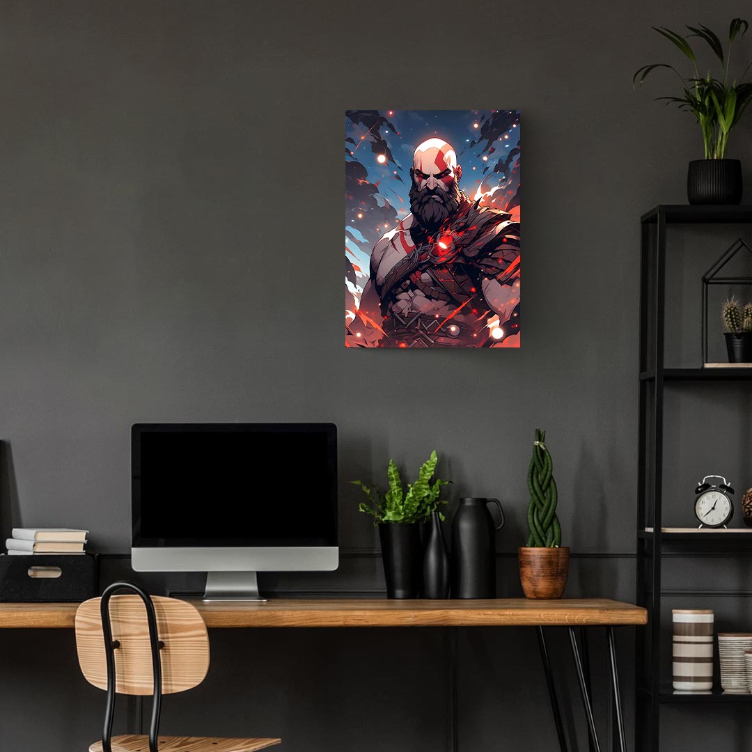 Kratos God of War Poster