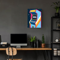 Game Over Retro Gaming Poster