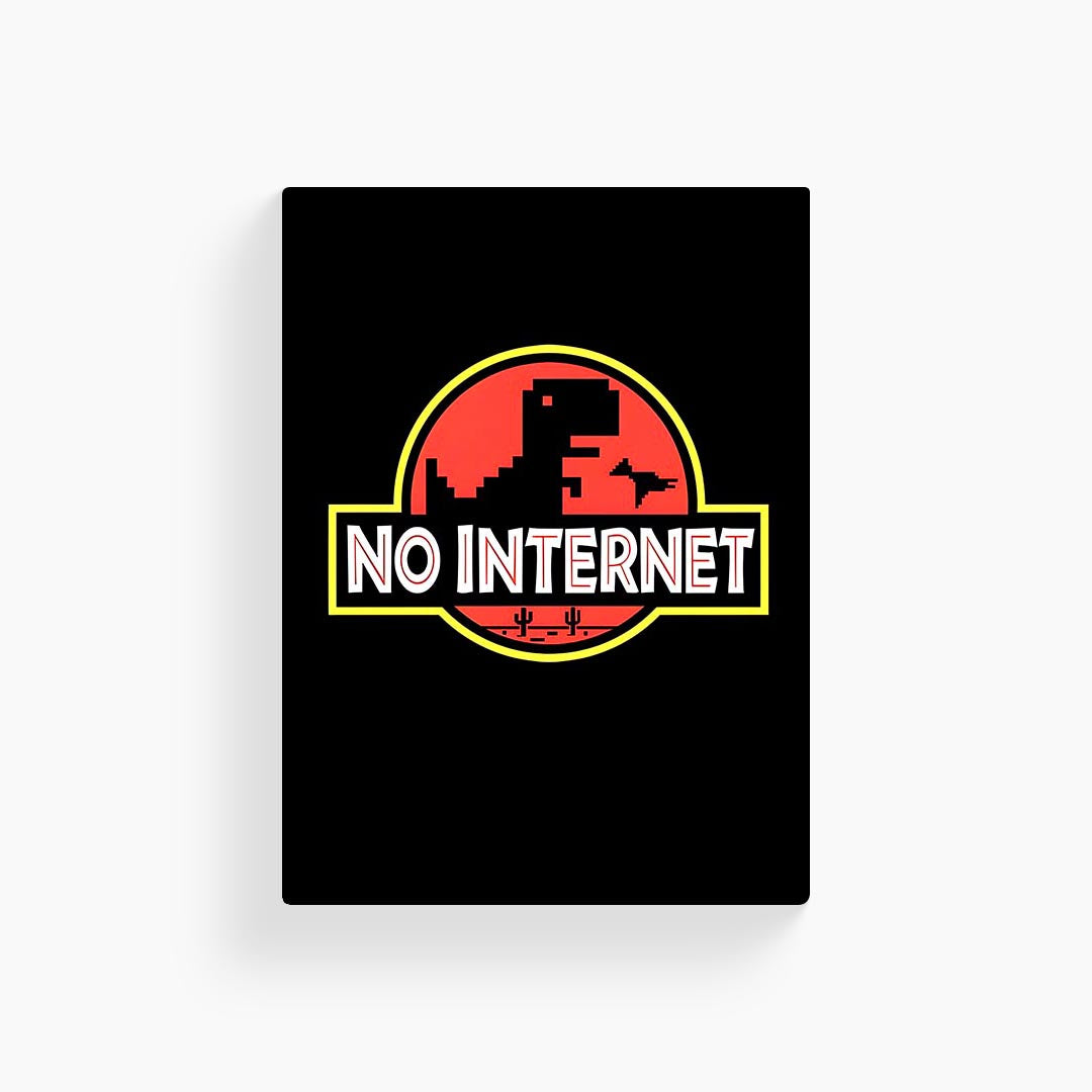 No Internet Gaming Poster