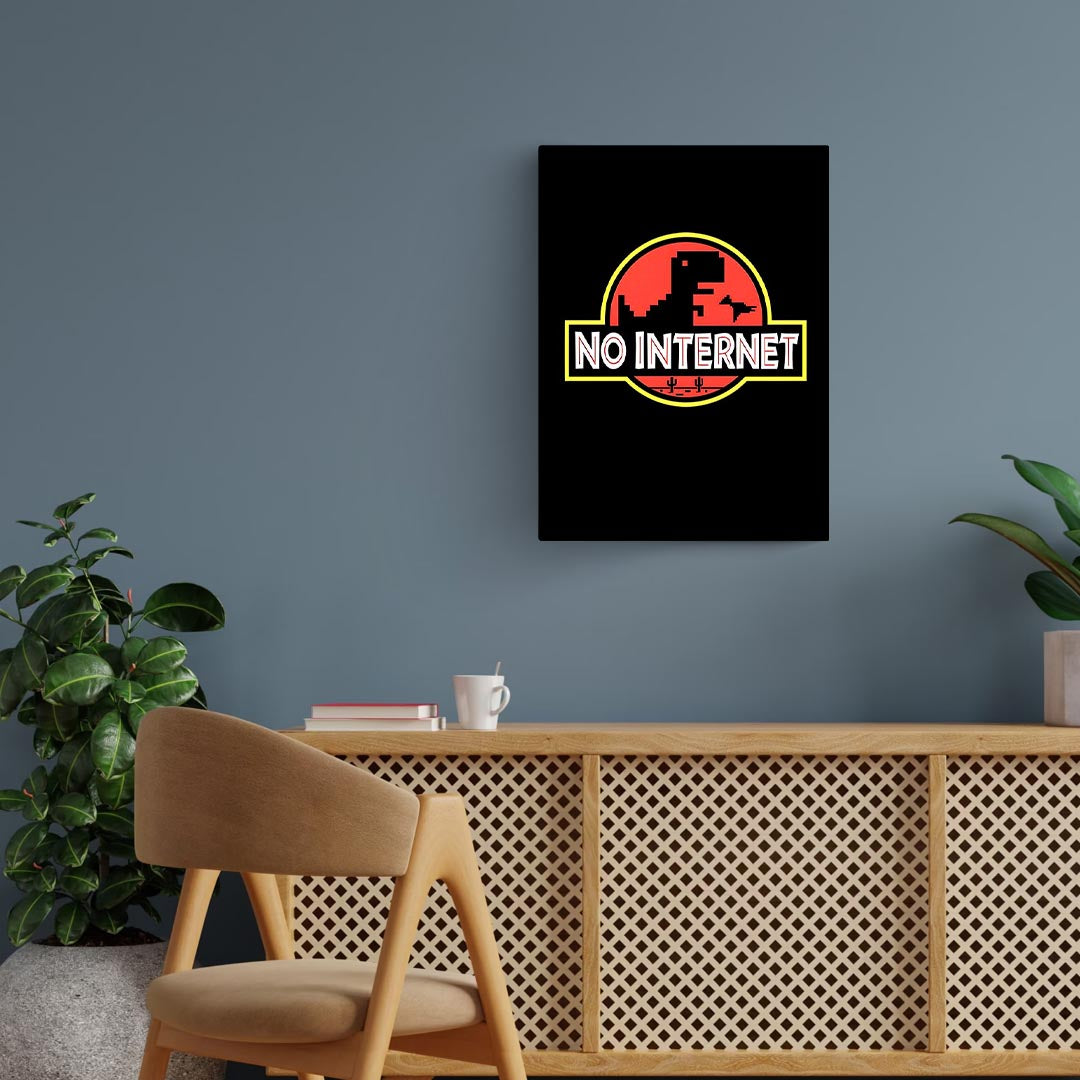 No Internet Gaming Poster