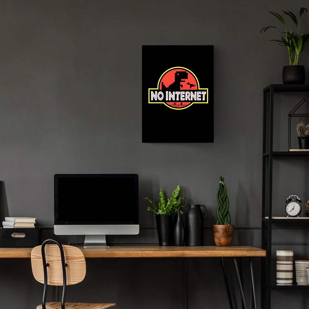 No Internet Gaming Poster