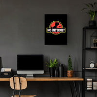 No Internet Gaming Poster