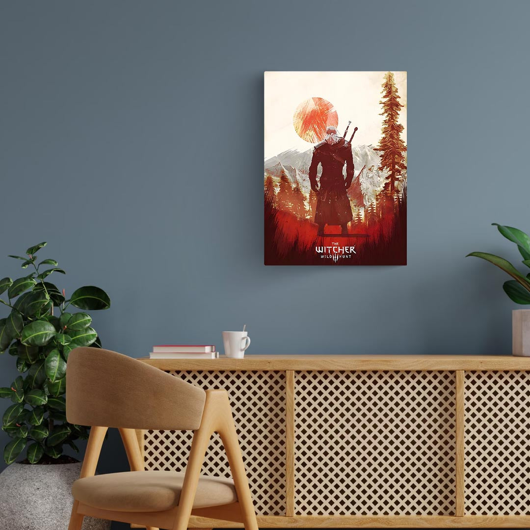 Witcher Wild Hunt Gaming Poster