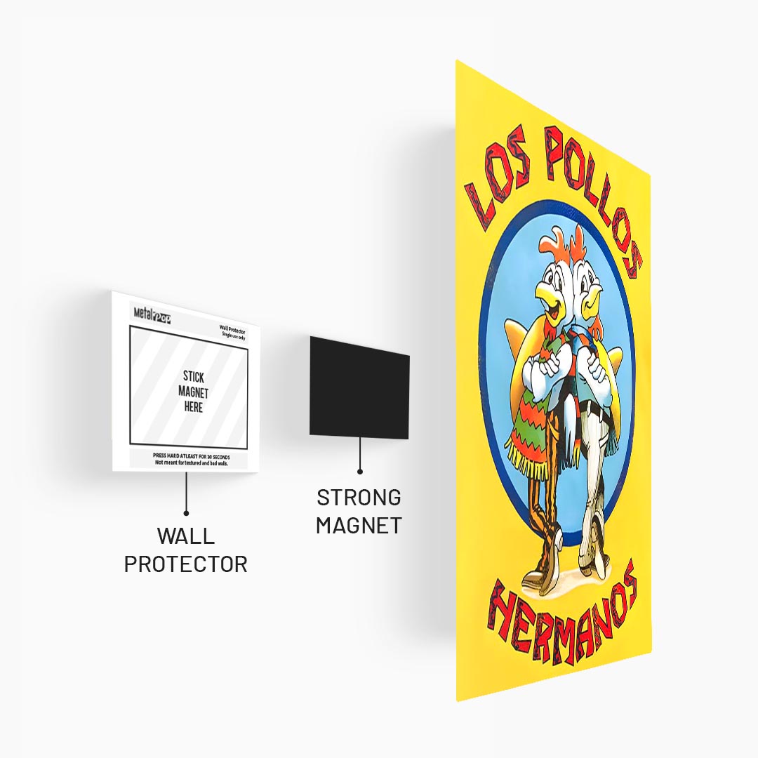 Los Pollos Hermanos Breaking Bad Poster