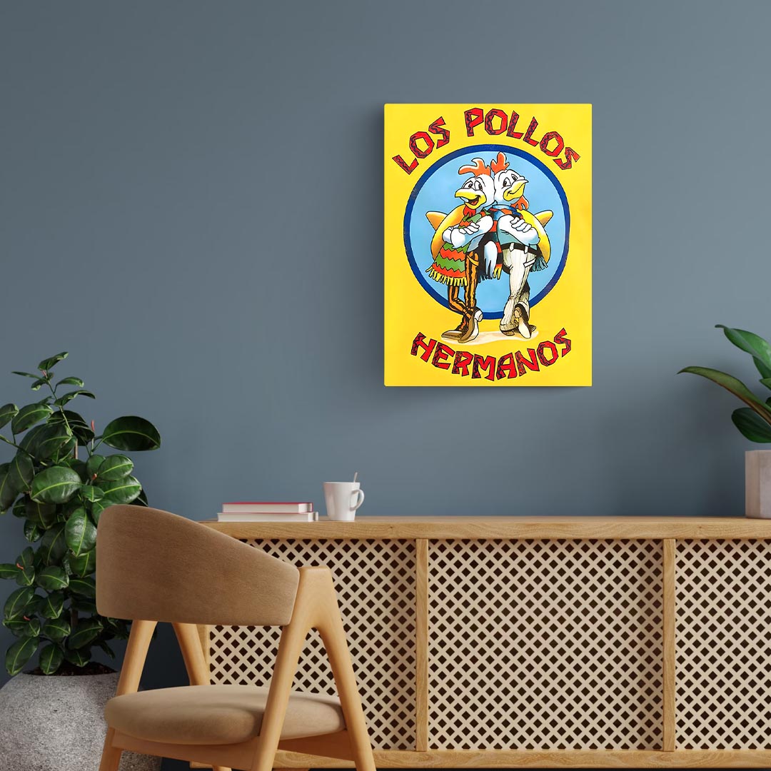 Los Pollos Hermanos Breaking Bad Poster