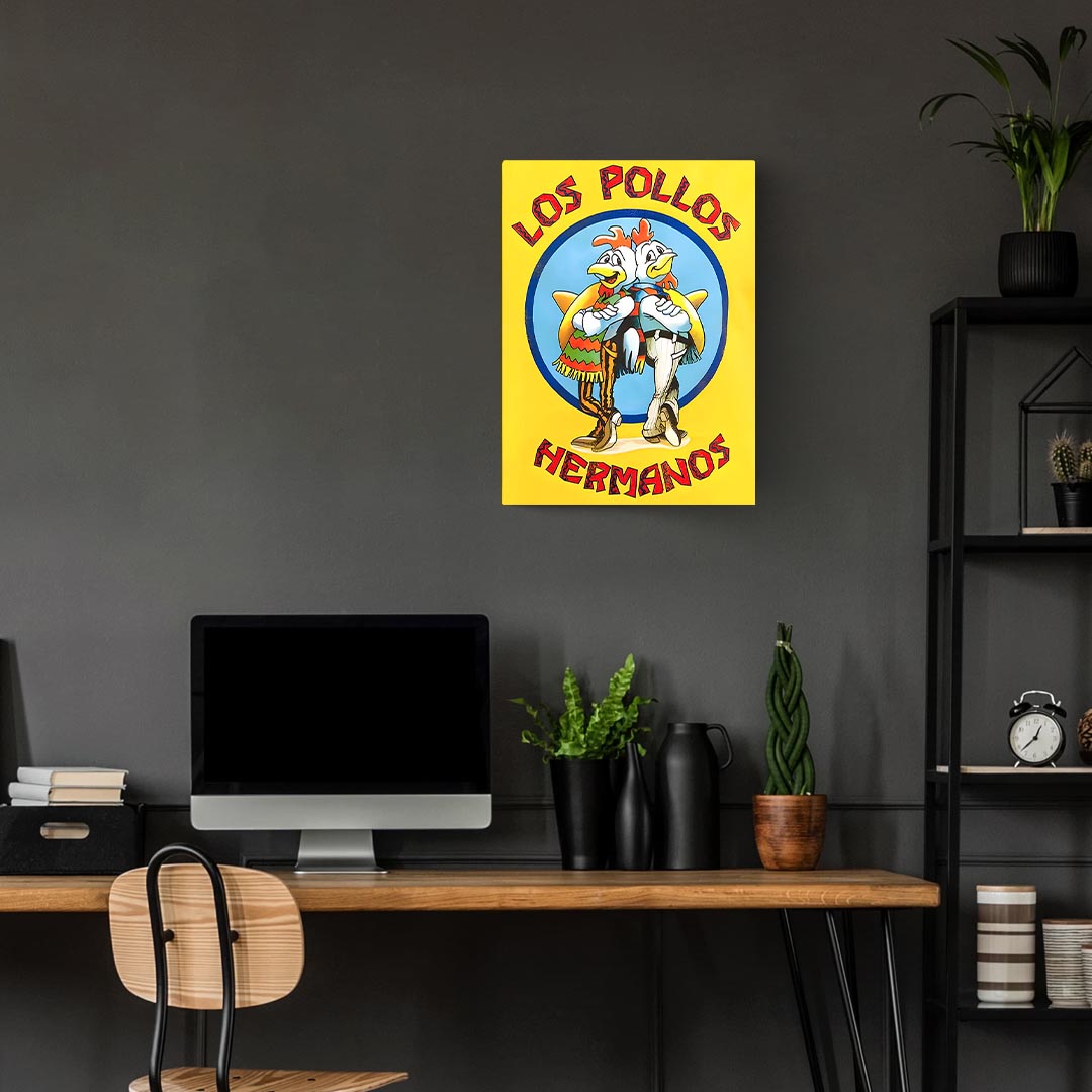 Los Pollos Hermanos Breaking Bad Poster