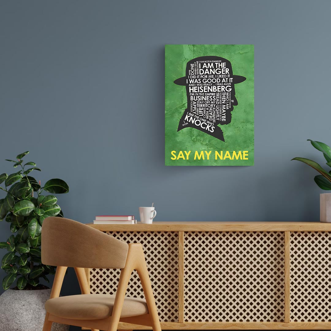 Say My Name Breaking Bad Poster