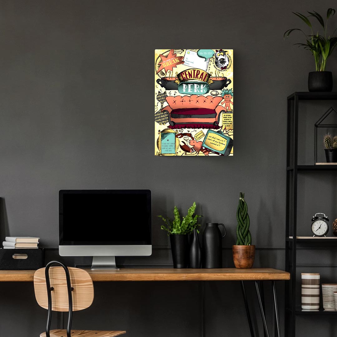 Central Perk Friends Poster