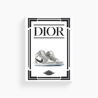 Air Jordan Dior Sneakers Poster