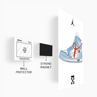 Air Jordan Off-White Sneakers Poster