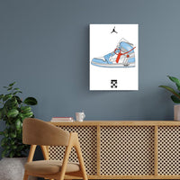 Air Jordan Off-White Sneakers Poster