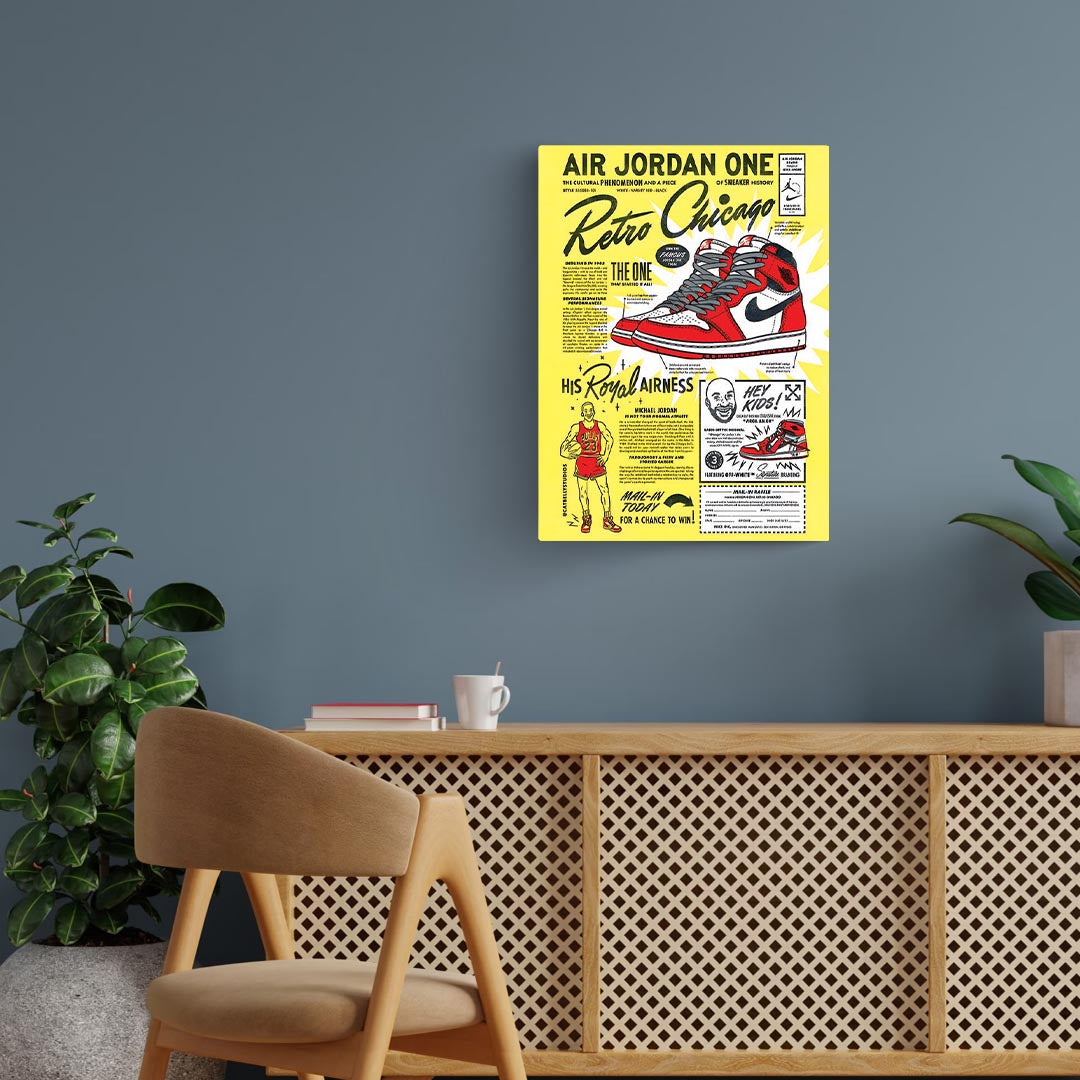 Air Jordan 1 Chicago Flyer Poster
