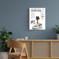 Jordan 1 Low Travis Scotts Poster